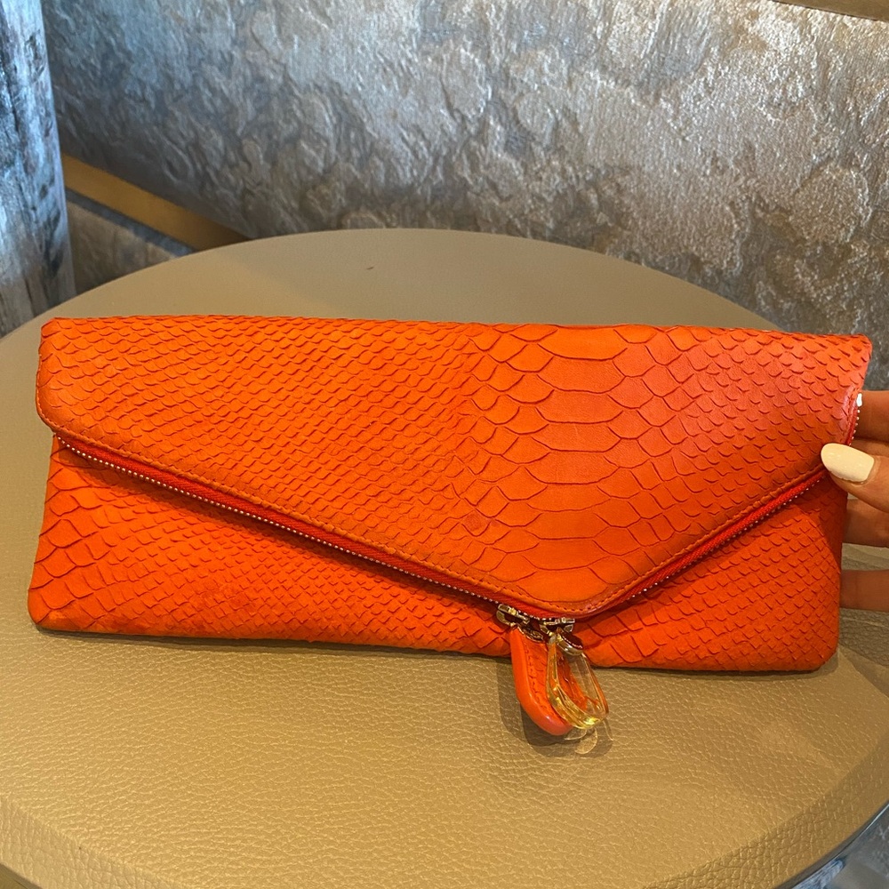 Orange Henri Bendel Clutch